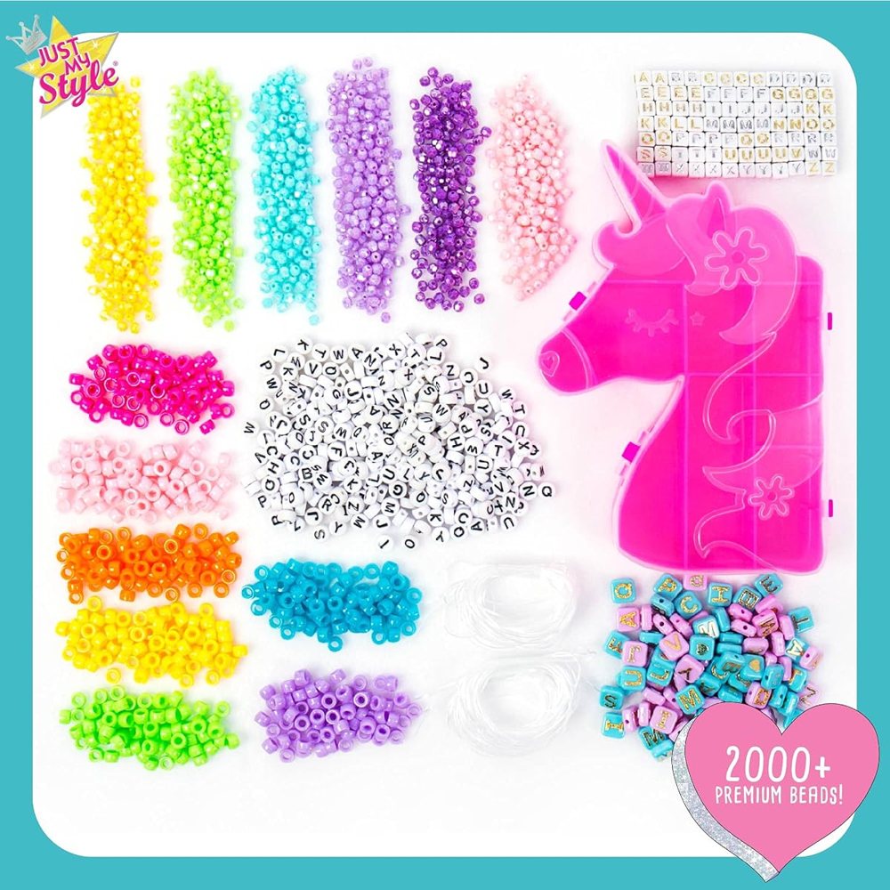 Just My Style Alphabet Beads Bracelet Studio with Unicorn Case — photo 4