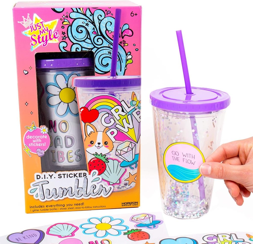 Just My Style DIY Sticker Glitter Tumbler — photo 2