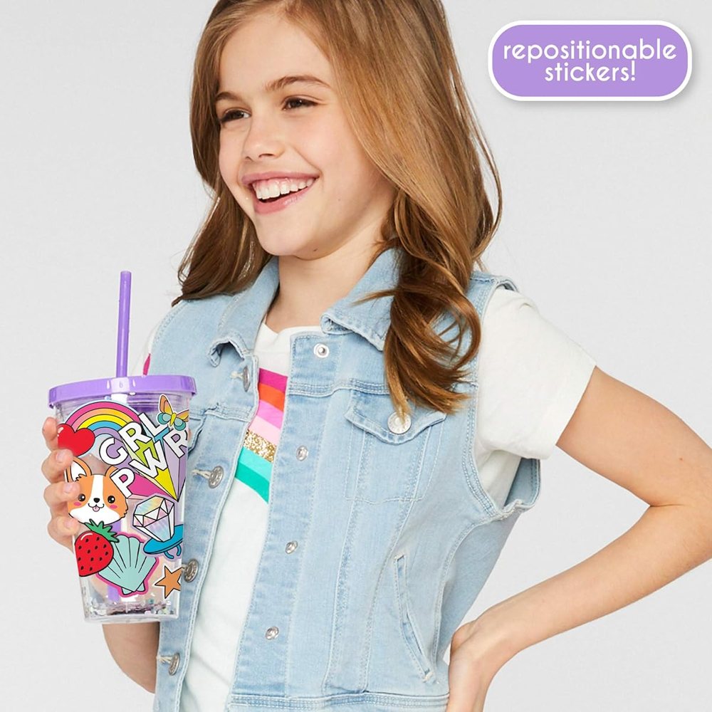 Just My Style DIY Sticker Glitter Tumbler — photo 4