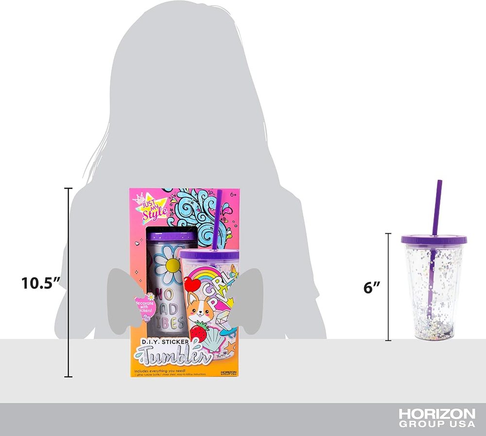 Just My Style DIY Sticker Glitter Tumbler — photo 5