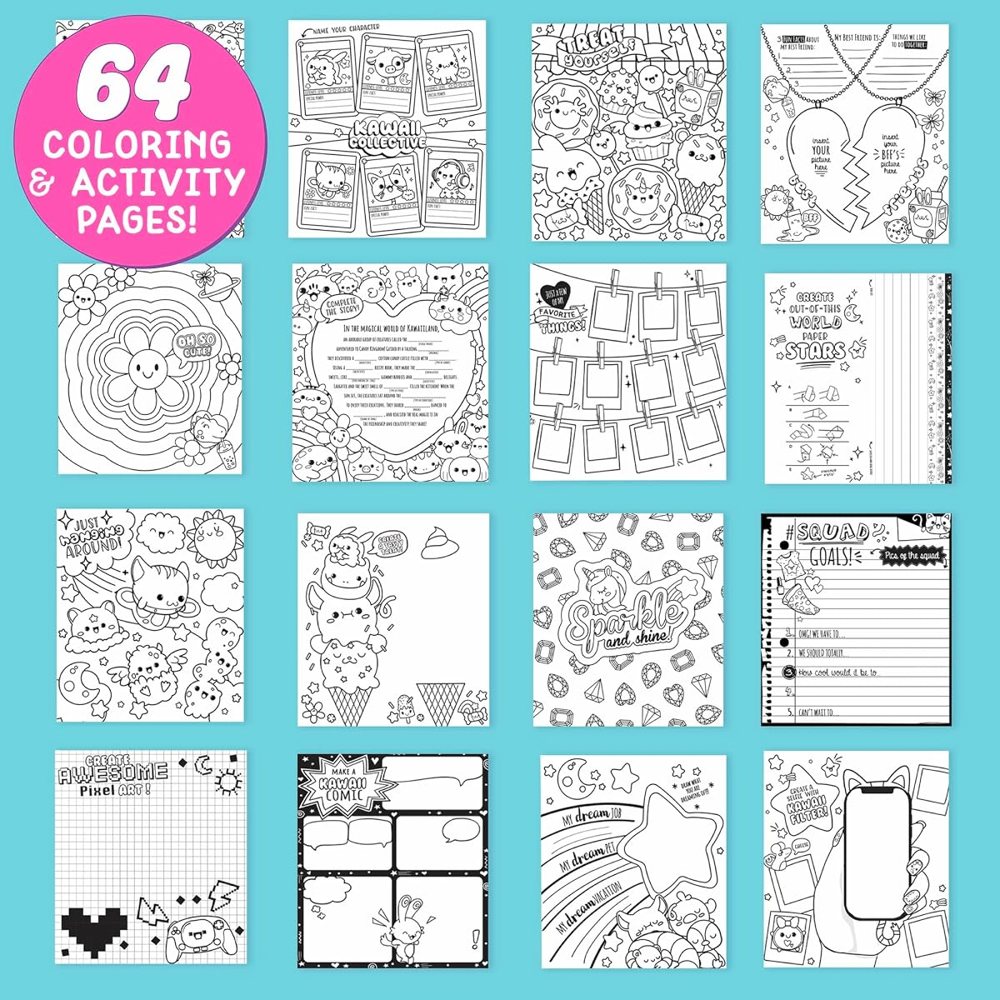 Just My Style Kawaii Activity Sketchbook with Gel Pens — photo 5