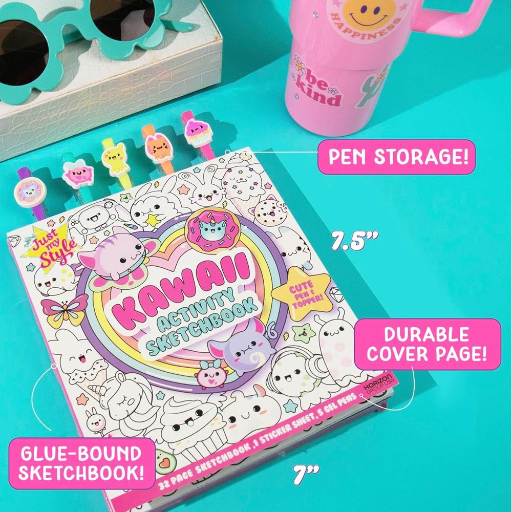 Just My Style Kawaii Activity Sketchbook with Gel Pens — photo 6