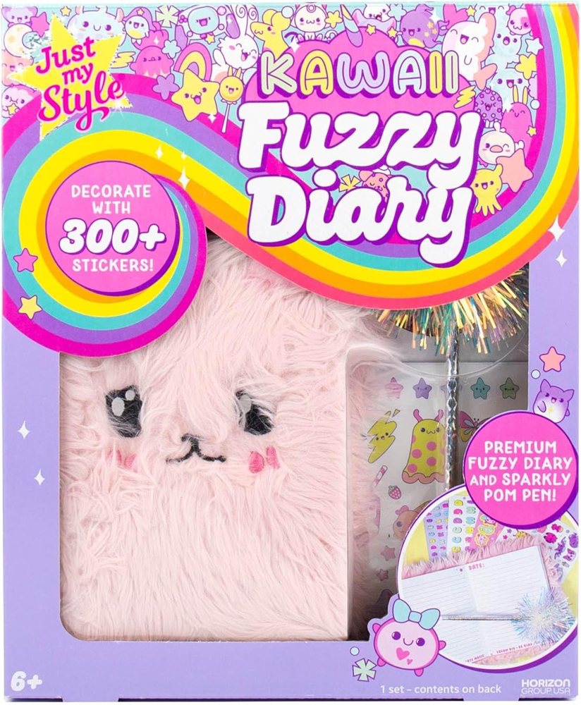 Just My Style Kawaii Fuzzy Diary — photo 2