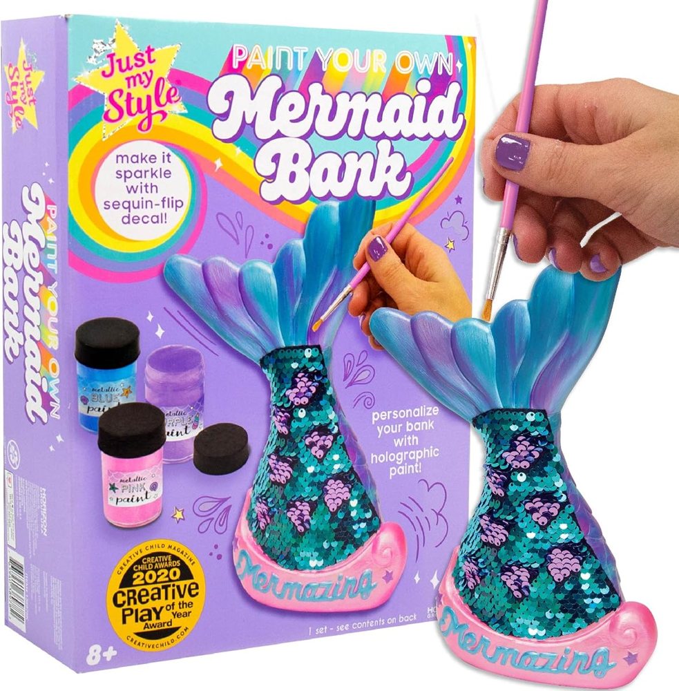 Just My Style Paint Your Own Mermaid Bank — photo 2