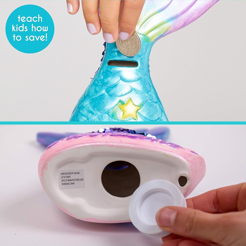 Just My Style Paint Your Own Mermaid Bank — photo 5