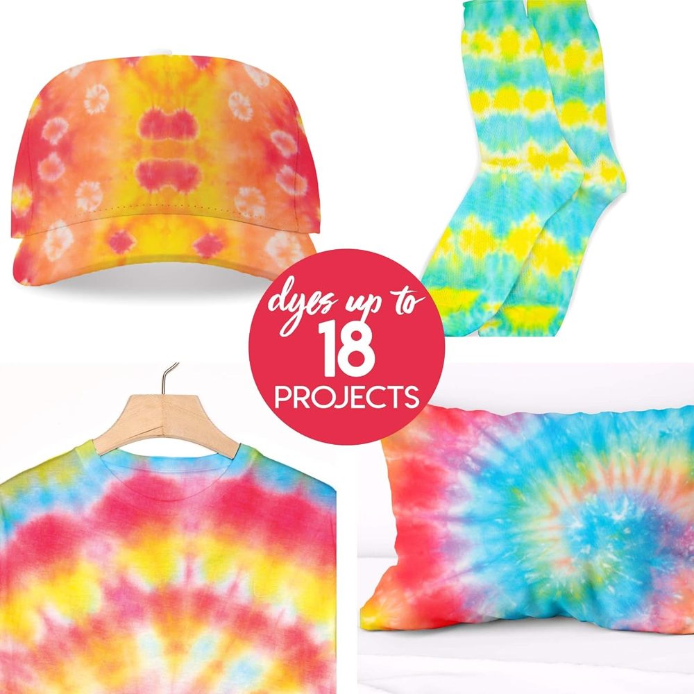 Easy tie-dye patterns for kids — and how to fold each one
