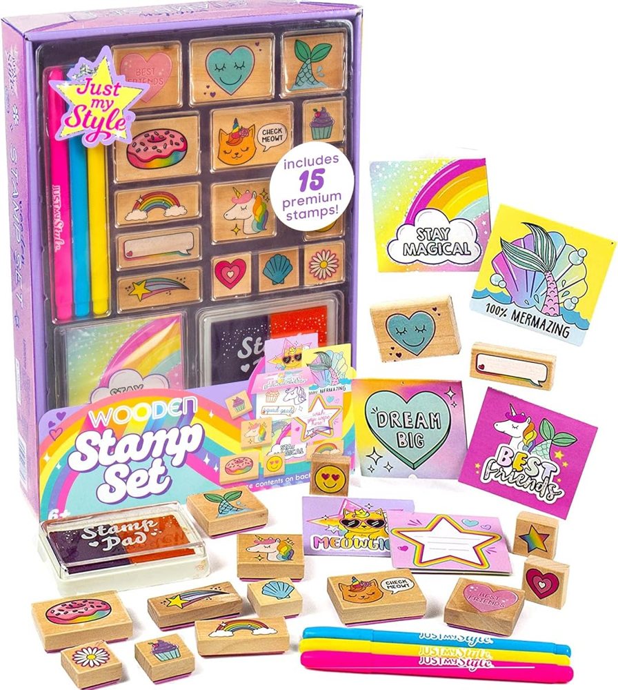 Just My Style Wooden Stamp Card Set — photo 2